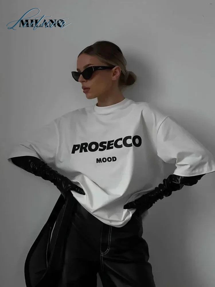 Medvilninė palaidinė "Prosecco Mood"