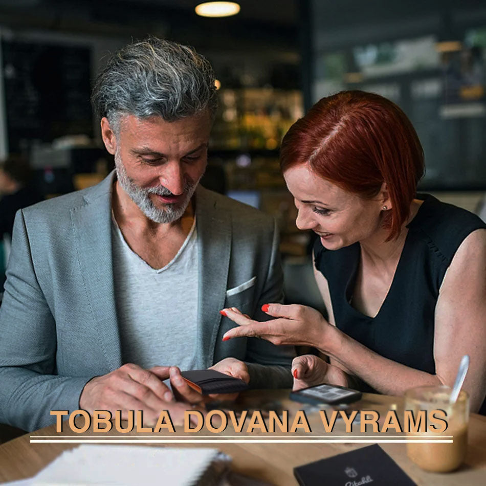 Elegantiška odinė piniginė vyrams