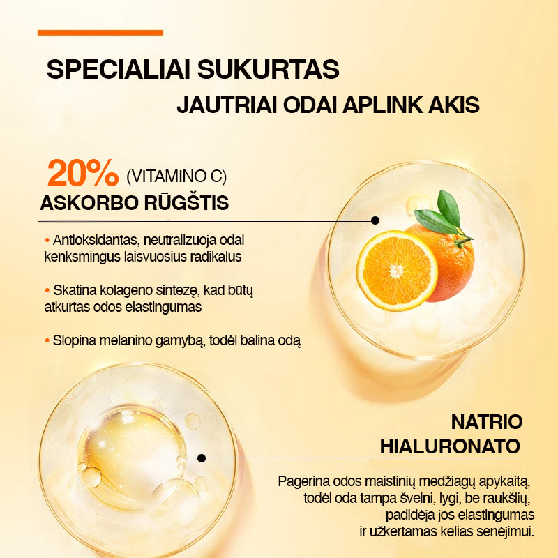 JoyPretty®️ Vitamin C brightening eye serum