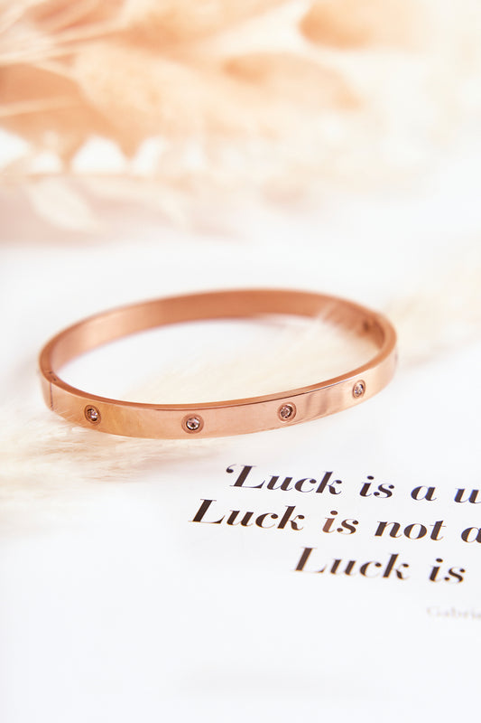 Plieninė apyrankė su kubiniu cirkoniu