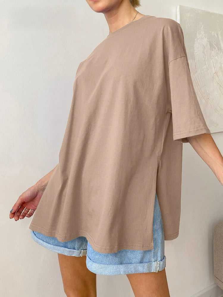 Ryškiaspalviai Oversized marškinėliai