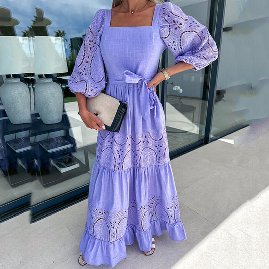 Ilga vasarinė suknelė