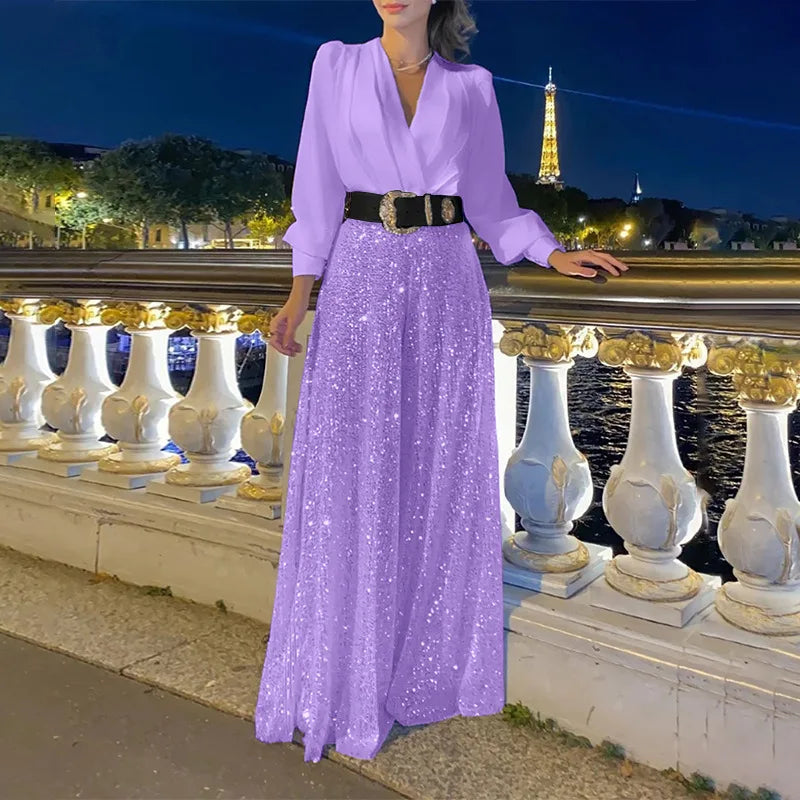 Elegantiškas kombinezonas "Night Glam"