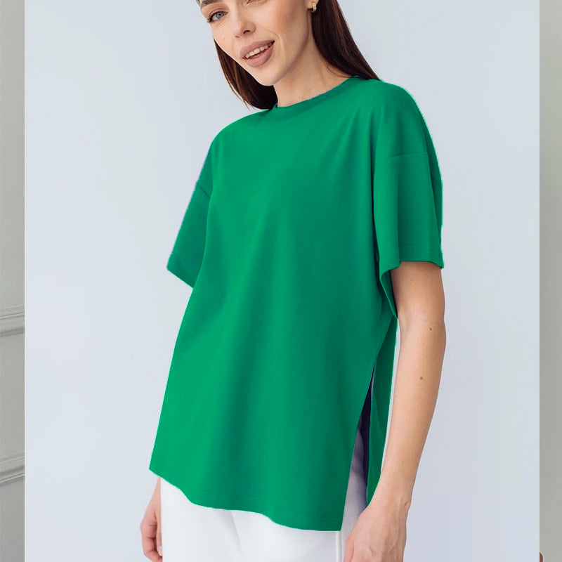 Ryškiaspalviai Oversized marškinėliai