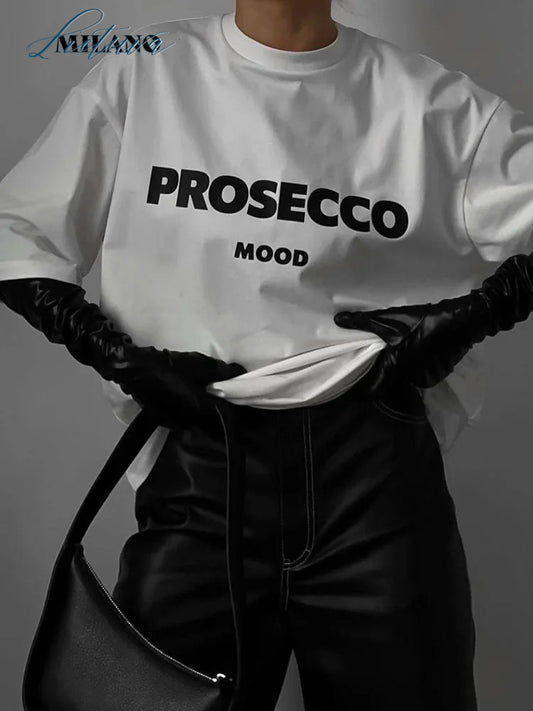 Medvilninė palaidinė "Prosecco Mood"