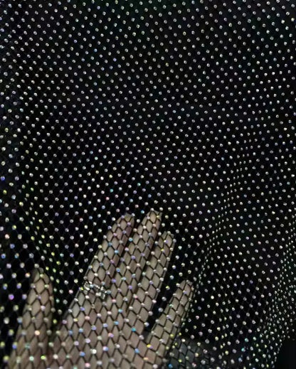 Sparkle & shine Oversized džemperis su gobtuvu