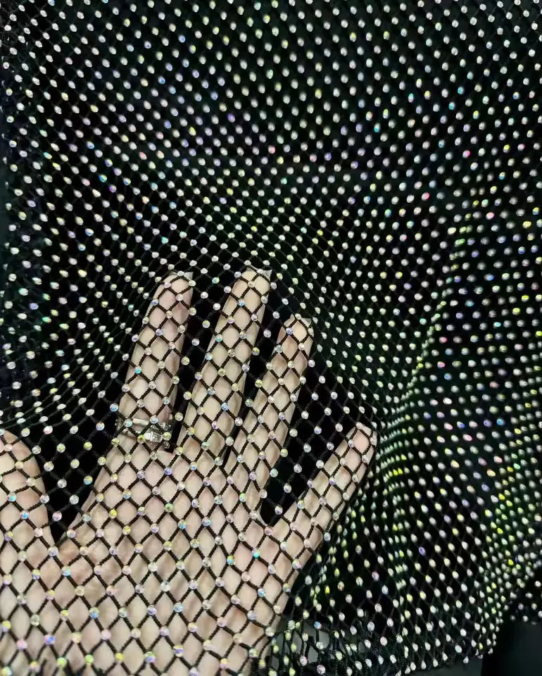 Sparkle & shine Oversized džemperis su gobtuvu