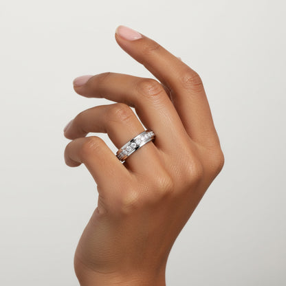 Sukamasis "Moisanito" nusiraminimo žiedas