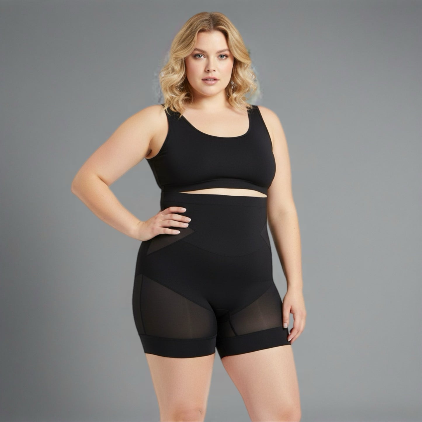 Ultra plonos ledinio šilko  formuojantys šortukai