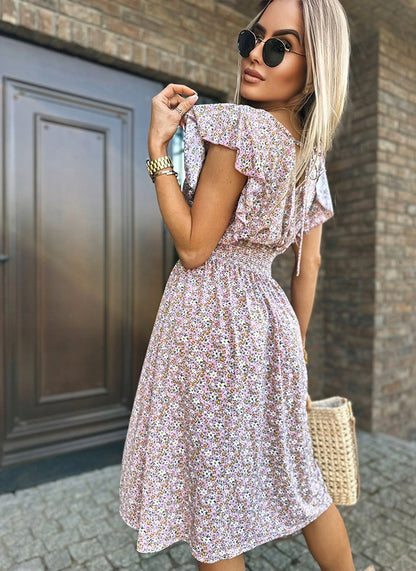Platėjanti suknelė "Floral Delightl"