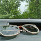 Moteriški akiniai nuo saules "CAT EYE"stiliiaus